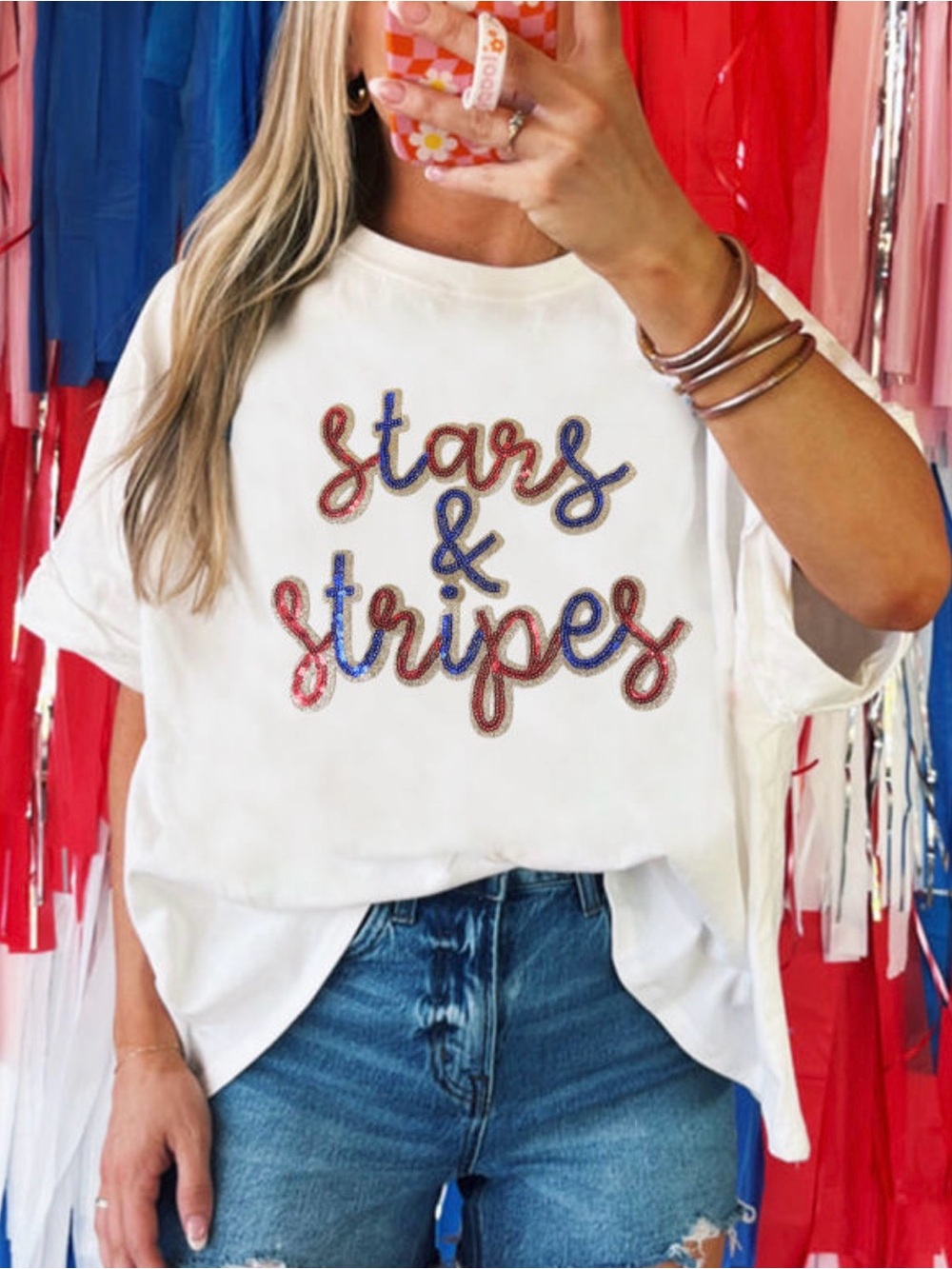 Patriotic top USA